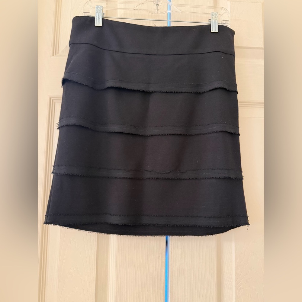 Banana Republic Black Tiered Skirt